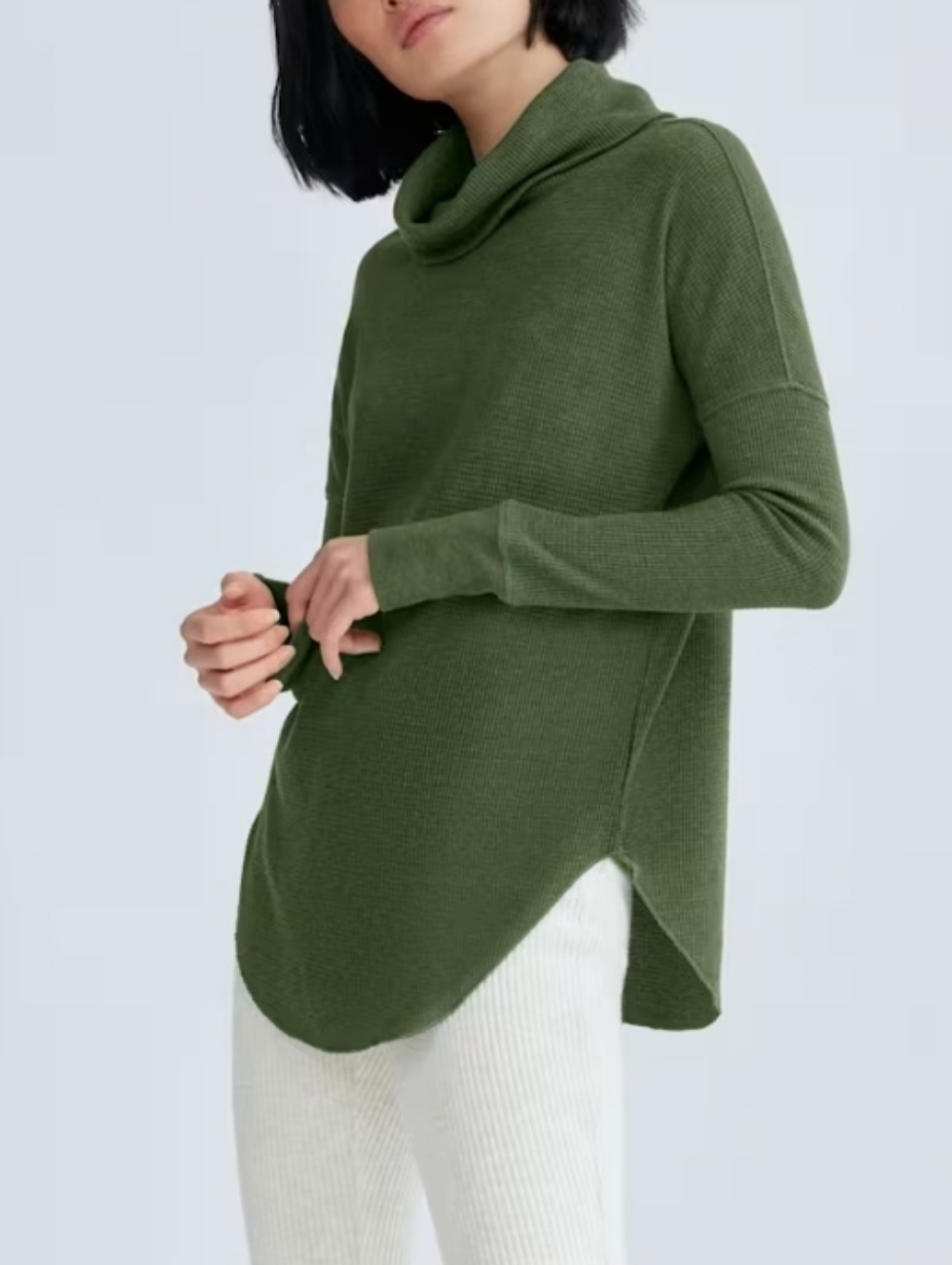 Babaton‎ Thermal Cowlneck Pullover Longsleeve, Med